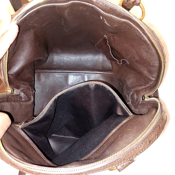 YSL Muse Rive Gauche Ostrich Bag - Picture 11 of 15